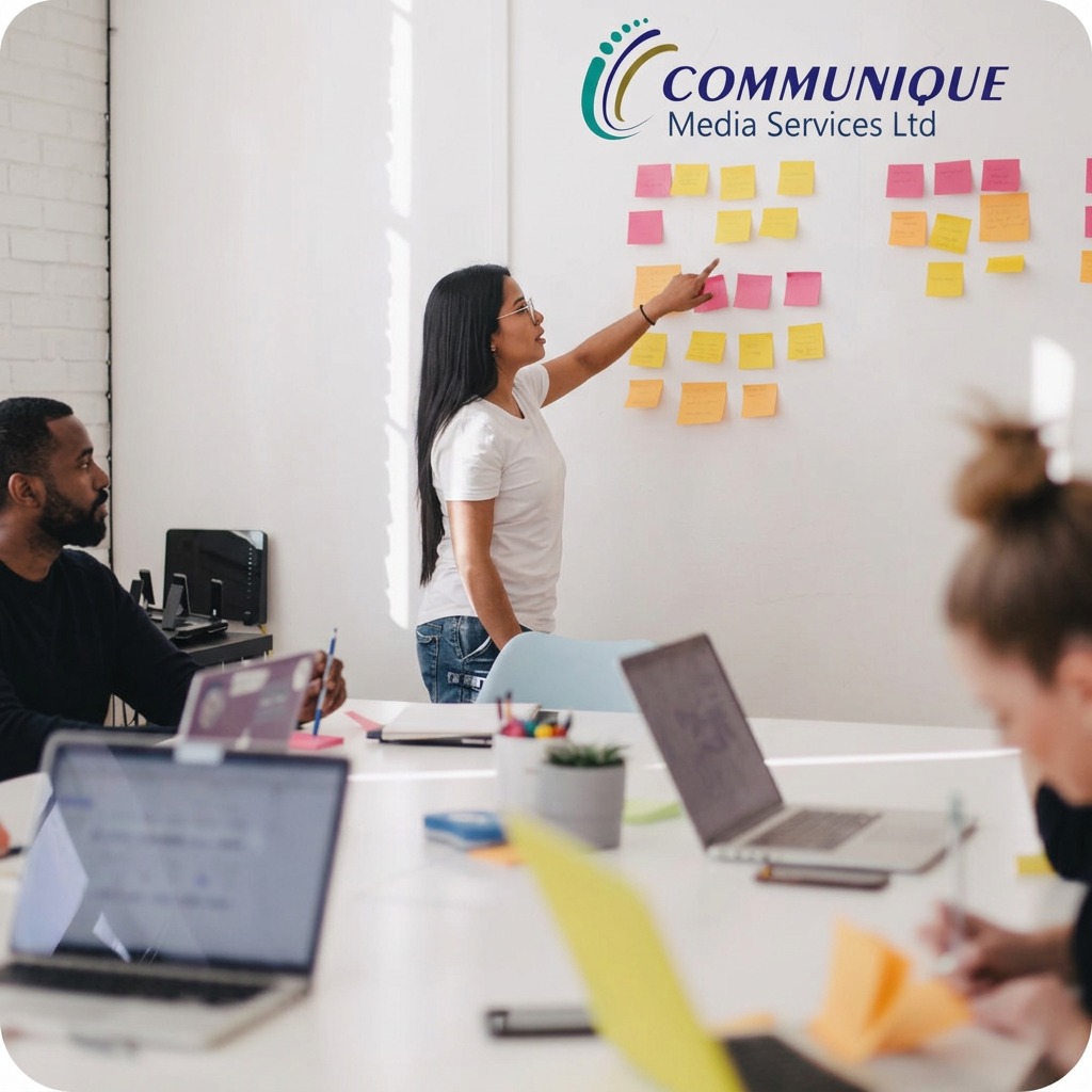 Corporate communications strategy meeting